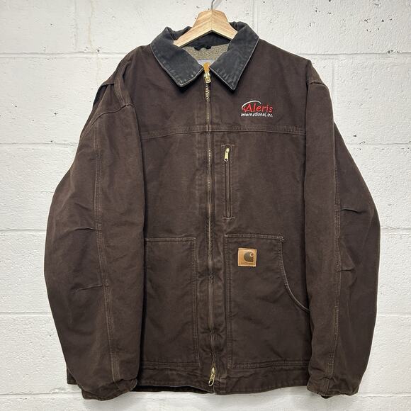 Carhartt Other - Vintage Carhartt Sherpa-Lined Ridge Jacket “Dark Brown” C61
